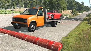 Cars vs Huge Speed Bump #1 | Boom Beamng Boom | Boombeamng |