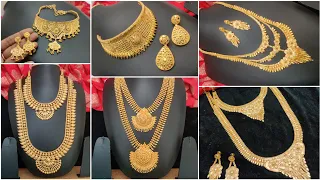 One gram Gold Plated Necklace Haram collections with price 7010071148 for bookings