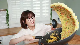 这是我吃过最棒的炒饭！不信的话，请试试看。。。