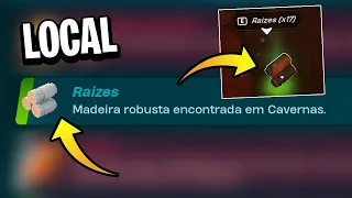 COMO ENCONTRAR RAÍZES (MADEIRA ROBUSTA) NO LEGO FORTNITE