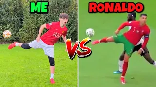RECREATING VIRAL FOOTBALL MOMENTS !