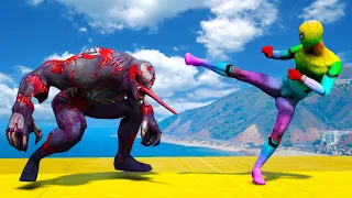 GTA 5 SUPERHEROES GAME ANIMATION COMPILATION 2%