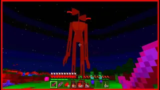 TUVE de FRENTE a SIREN HEAD de MADRUGADA en MINECRAFT!