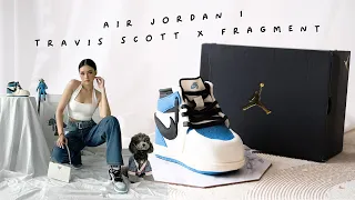 Air Jordan 1 Travis Scott x Fragment Cake Tutorial || Sonia Basil