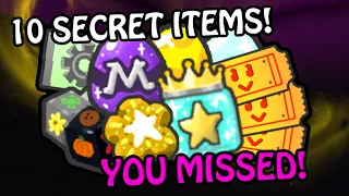 10 Secret Items YOU MISSED In Bee Swarm Simulator...