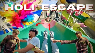 Holi Escape  ( Extreme Holi Parkour POV ) Abhi Choudhary
