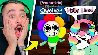 A QWEL ACEITOU MEU CONVITE PARA JOGAR UMA PARTIDA DE DANDY'S WORLD!! | ROBLOX