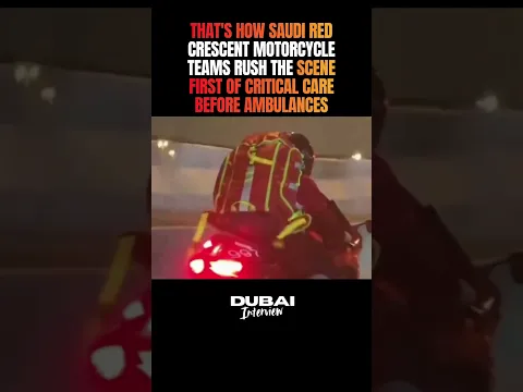 The "Spider" Response: How Saudi Red Crescent’s Motorbikes Own the Golden Hour
