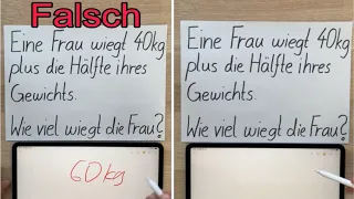 Wie viel wiegt die Frau?🤯