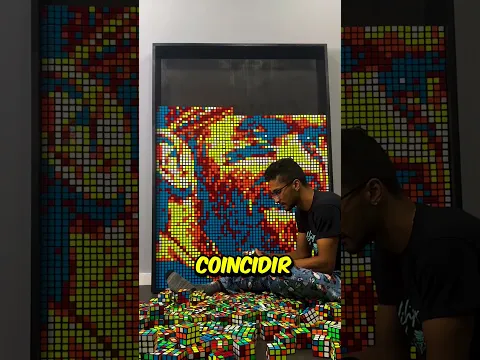 Su arte del cubo de Rubik se cae❌pero..😨