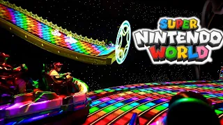 Mario Kart Bowser's Challenge Ride-through With AR Goggles | Universal Studios Hollywood