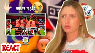 INACREDITÁVEL, QUE VERGONHA! FLAMENGO 5 x 1 SÃO PAULO