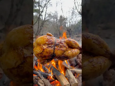 Doğada Kızarmış Tüm Tavuk 🐔 | Roasted Whole Chicken in Nature