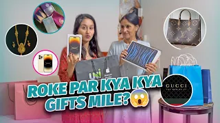 Roke k Gifts🎁♥️|| Mummy Emotional hogyi🥹|| Rawat Family ko kiya Dhanyavaad🙏🏻||