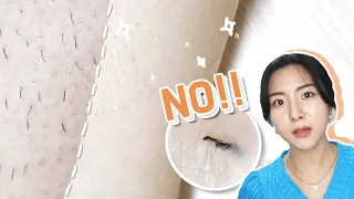 후기폭주🔥🔥 다리털 인그로운헤어 안생기게 제모 하는 법