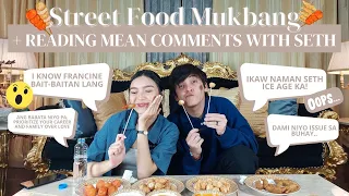 READING MEAN COMMENTS W/ SETH FEDELIN + Street Food Mukbang | Francine  Diaz