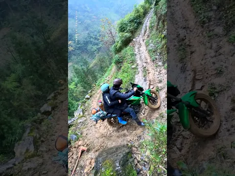 बाइक पहाड़ पर चढ़ गई /bike climbed the mountain 🏔️ #shortsfeed