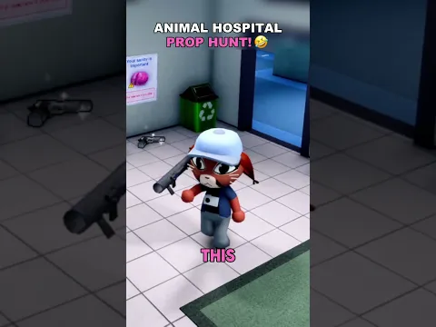 😂 animal hospital prop hunt..