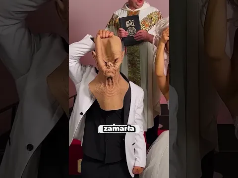 Zdjęli maski w dniu ślubu… Jego reakcja mówiła wszystko 😱