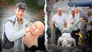 OLD MAN STREET WORKOUT PRANK THE BEST