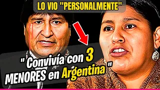 Mujer ACUSA a Evo Morales de CONVIVIR con 3 MENORES de edad en Argentina | Bolivia Hoy Noticias