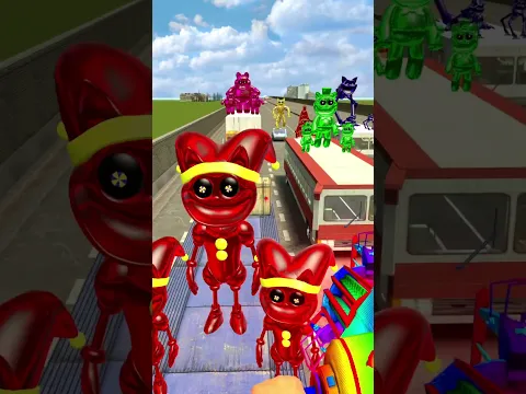 ALL JEWERLY CATNAP POPPY PLAYTIME CHAPTER 3 - CARS FREEWAY in Garry's Mod !
