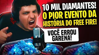 🔥 URGENTE 🔥  O PIOR EVENTO DO FREE FIRE! OBRIGADO GARENA! ISSO TEM QUE ACABAR! #GB12
