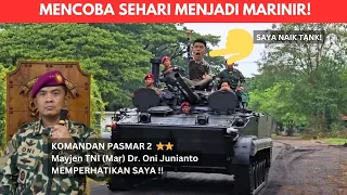 SEHARI UJI NYALI JADI TENTARA MARINIR REPUBLIK INDONESIA DI MARKAS PASMAR 2 SURABAYA!!