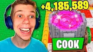 Cooking in Grow a Garden Roblox!