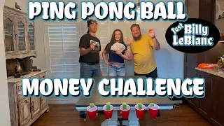 Ping Pong Ball Money Challenge