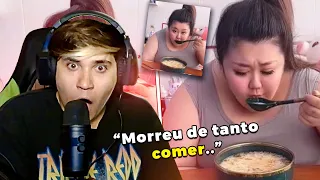 Youtuber MORRE por comer 10kg de comida..