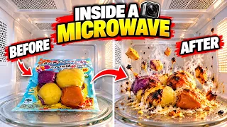 What Happens Inside a Microwave? Japanese Sweet Potatoes
