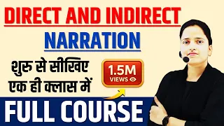 Direct and Indirect | Reported Speech | Narration in Hindi | English Grammar