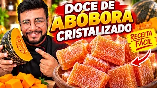 COMO FAZER DOCE CRISTALIZADOS DE ABÓBORAS PROFISSIONALMENTE PASSO A PASSO | @Alexandrealarcao