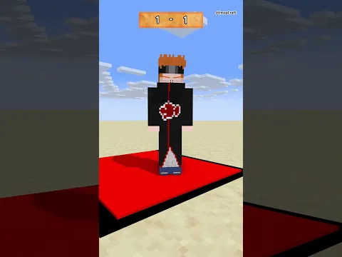 Anime Hero vs Anime Villain – How Far Can the Heavy Pin Go? #shorts #minecraftanimation #gojo #goku