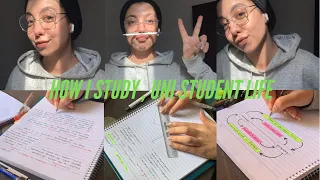 روتين الجامعه | اسهل طرق للدراسه و حفظ و تلخيص المواد  📚📖❗️