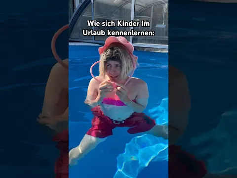 Typisch Kinder - wenn sie sich im Urlaub kennenlernen😂 itsofficialmarco