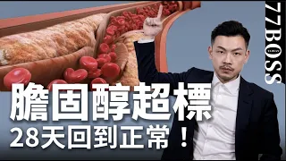 膽固醇、高血脂速降，28天回到正常！地表最強懶人降脂法🎉【77老大】
