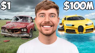 $1 vs $100,000,000 Car!
