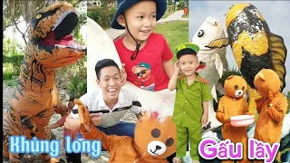 Con cá, khủng long, gấu lầy, hài hước và vui nhộn