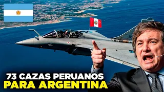 Los 73 nuevos cazas PERUANOS RAFALE para la fuerza aérea de Argentina