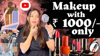 Makeup under 1000 Rs. only Learn Self Makeup with Complete Products knowledge #makeupshorts #makeup