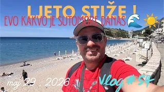 LJETO STIŽE! EVO KAKVO JE SUTOMORE DANAS 🌴 Vlog 54 #sutomore #beach #sutomore2026 #summer2026 #fyp