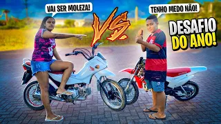 A MENINA DO GRAU DESAFIOU O MENOR DA MINI CRF ! (Treta Pesada🔥)