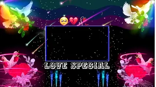 New love frame tamplate video background //black screen //tamplate video background in kinemaster