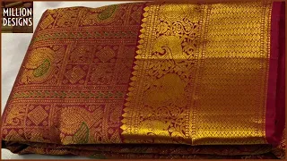 Stunning Traditional Ethnic Wear Kanchi Silks by Million Designs