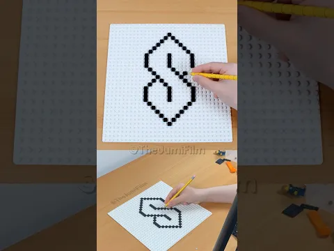 Animating LEGO Pencil Drawing Cool S ✏️
