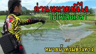 หมายตกปลาช่อน ดูยังไงว่ามีตัว