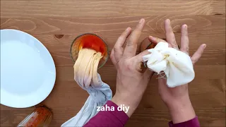 How to dye Fabric at home | Homemade Onion Skin Dye |