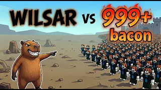 AKU MELAWAN RATUSAN PASUKAN BACON!!!